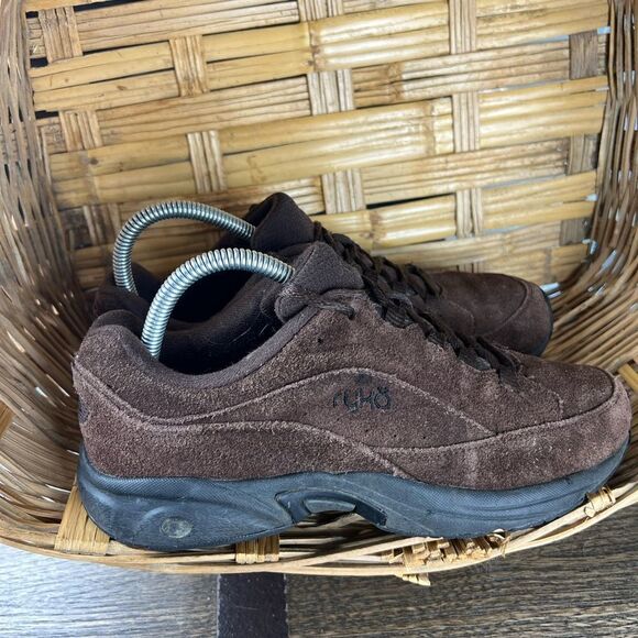 Ryka Women's Dark Brown Suede Catalyst Walking Shoe SZ 8.5W - Picture 1 of 7